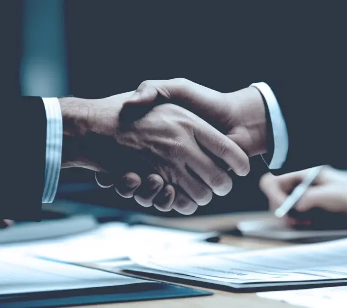 Handshake symbolizing Yozzo is your MVNO Consulting Partner for MVNO Success