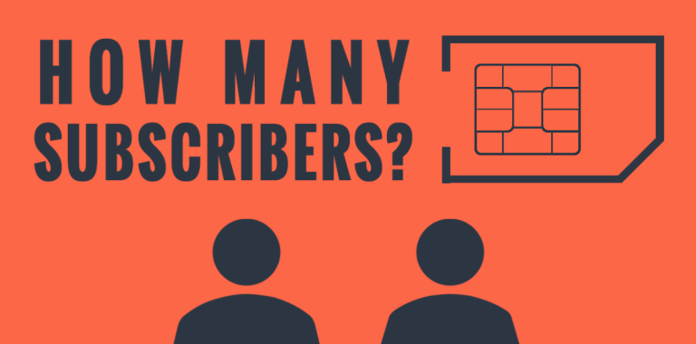 Orange graphic with the text How Many MVNO Subscribers alongside a SIM card icon and two person icons representing MVNO subscriber targets